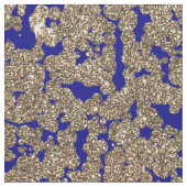Kobalt Blue Glitter Ombre Gradient Stof (Close Up)