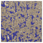 Kobalt Blue Glitter Ombre Gradient Stof (Swatch)