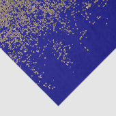 Kobalt Blue Glitter Ombre Gradient Tissuepapier (Detail)