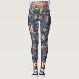 Kobalt Blue Khyrdagyd : 19e eeuw authentieke Leggings