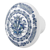 Kobalt Blue Mandala Keukenkast Drawer Knob Keramische Knop (Rechts)