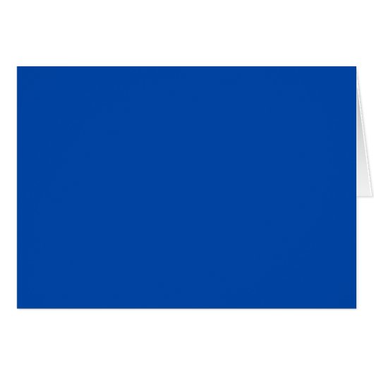 Kobalt Blue Note-Kaart (Voorkant Horizontaal)