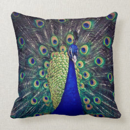 Kobalt Blue Peacock Kussen