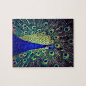 Kobalt Blue Peacock Legpuzzel (Horizontaal)