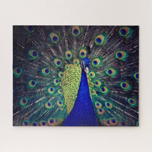 Kobalt Blue Peacock Legpuzzel