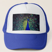 Kobalt Blue Peacock Trucker Pet (Voorkant)
