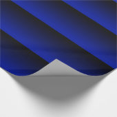 Kobalt Blue Stripe Cadeaupapier (Hoek)