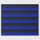 Kobalt Blue Stripe Cadeaupapier (Vlak)