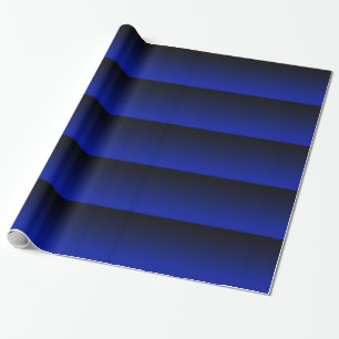 Kobalt Blue Stripe Cadeaupapier