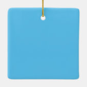 "Kobalt Carnaval" Abstracte kunst Keramisch Ornament (Achterkant)