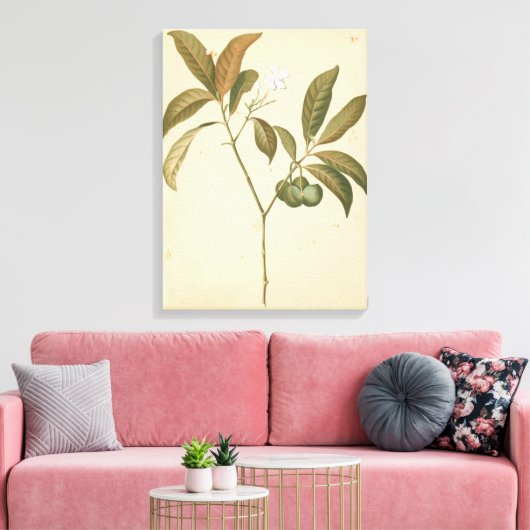 Kobalt Deco-paneel I Canvas Afdruk (Insitu (Woonkamer))