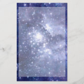 Kobalt Dreams Stars Galaxies Space Universe Briefpapier (Voorkant)