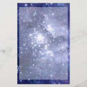 Kobalt Dreams Stars Galaxies Space Universe Briefpapier