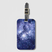 Kobalt Dreams Stars Galaxies Space Universe Nebula Bagagelabel (Voorkant (verticaal))