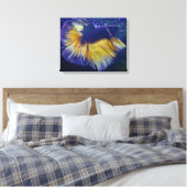 Kobalt, Mannelijke Betta Premium Verpakt Canvas (Insitu (Slaapkamer))