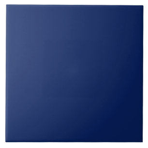 Kobalt Marine Blauw Effen Kleur Woodland Animal Ma Tegeltje