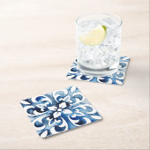 Kobalt Tegel II Kartonnen Onderzetters (Insitu)