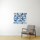 Kobalt Tegel II Wandkleed (In Situ (horizontaal))