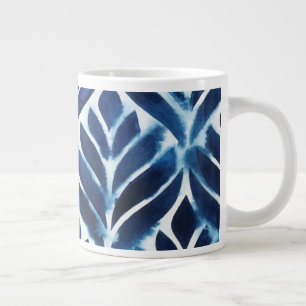 Kobalt Waterverf tegels IV Grote Koffiekop