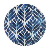 Kobalt Waterverf tegels IV Snijplank (Voorkant)