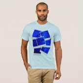 Kobaltblauw Aardewerk T-shirt (Voorkant volledig)