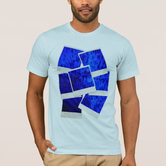 Kobaltblauw Aardewerk T-shirt (Voorkant)