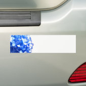 Kobaltblauw bloemensierlijke blauwe hortensia's bumpersticker (Op auto)