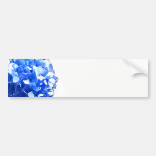 Kobaltblauw bloemensierlijke blauwe hortensia's bumpersticker