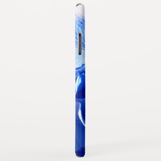 Kobaltblauw bloemensierlijke blauwe hortensia's Case-Mate iPhone case (Achterkant/rechts)