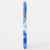 Kobaltblauw bloemensierlijke blauwe hortensia's Case-Mate iPhone case (Achterkant/links)