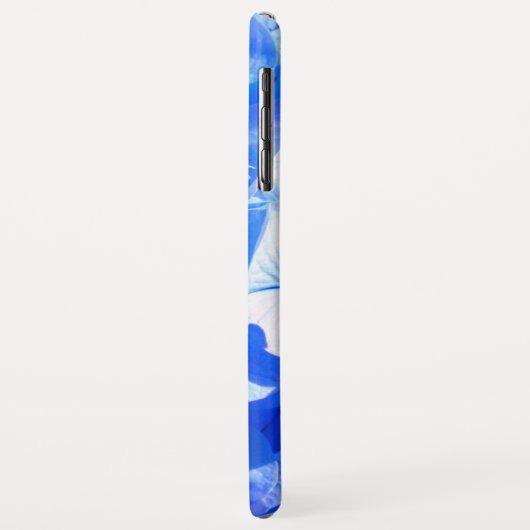 Kobaltblauw bloemensierlijke blauwe hortensia's Case-Mate iPhone case (Achterkant/links)