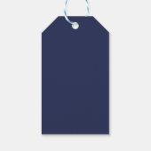 Kobaltblauw Cadeaulabel (Achterkant)