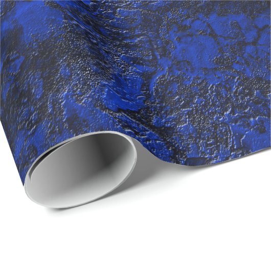 Kobaltblauw Cadeaupapier (Rol Hoek)