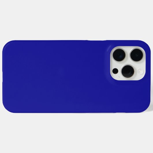 Kobaltblauw Case-Mate iPhone Case (Achterkant (horizontaal))