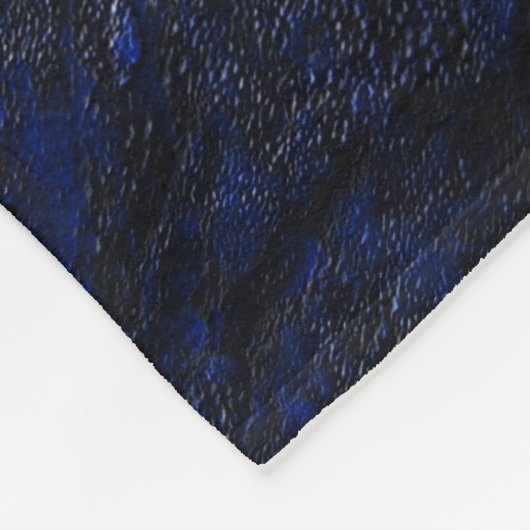 Kobaltblauw Fleece Deken (Hoek)