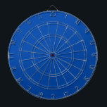 Kobaltblauw Stevige Kleur | Klassiek | Elegant Dartbord<br><div class="desc">Kobaltblauw Stevige Kleur | Klassiek | Elegant | Trendy | Stijlvol | Cadeau</div>