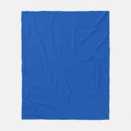 Kobaltblauw Stevige Kleur | Klassiek | Elegant Fleece Deken