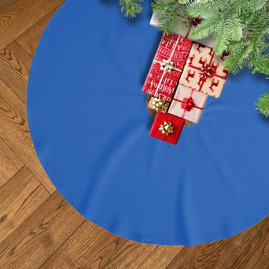 Kobaltblauw Stevige Kleur | Klassiek | Elegant Kerstboom Rok