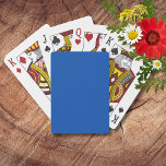 Kobaltblauw Stevige Kleur | Klassiek | Elegant Pokerkaarten<br><div class="desc">Kobaltblauw Stevige Kleur | Klassiek | Elegant | Trendy | Stijlvol | Cadeau</div>