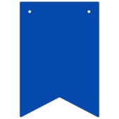 Kobaltblauw Stevige Kleur | Klassiek | Elegant Vlaggetjes (Eerste vlag)