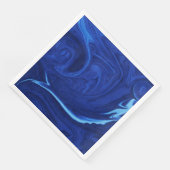 Kobaltblauwe achtergrond servetten (Hoek)