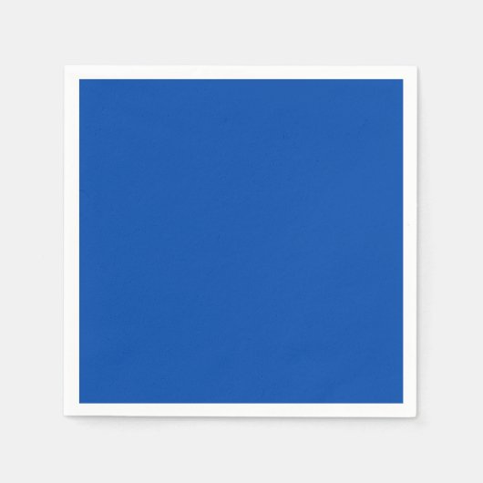 Kobaltblauwe Effen Kleur Servet (Voorkant)