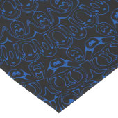 Kobaltblauwe mandala met ingewikkelde symmetrie lange tafelloper (Hoek)