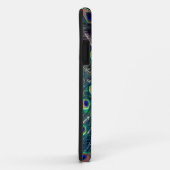 Kobaltblauwe Pauw Case-Mate iPhone Case (Achterkant/rechts)