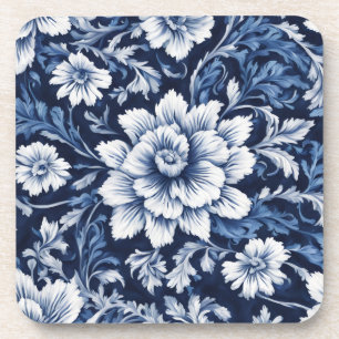 kobaltbloem symfonie coaster bier onderzetter