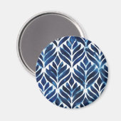 KobaltWaterverf Tegels IV Magneet (Voorkant / Achterkant)