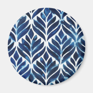 KobaltWaterverf Tegels IV Magneet