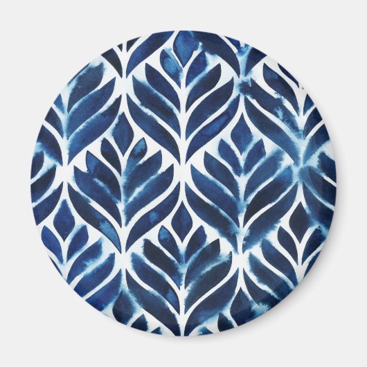 KobaltWaterverf Tegels IV Magneet (Voorkant)