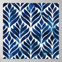 KobaltWaterverf Tegels IV