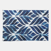 KobaltWaterverf Tegels IV Theedoek (Horizontaal)